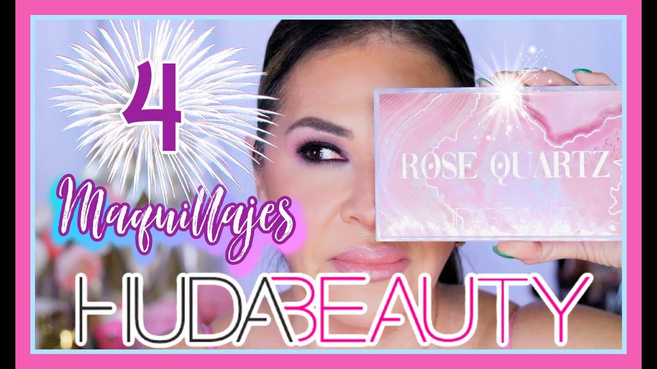 HUDA BEAUTY Rose Quartz | 4 Maquillajes | El Retro Espacio de Belleza