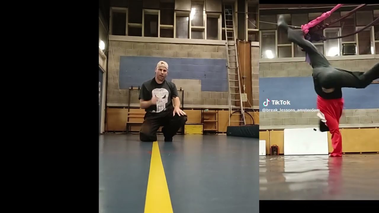 lesson  313 combo 1990 (flare 90 windmill 90 etc)