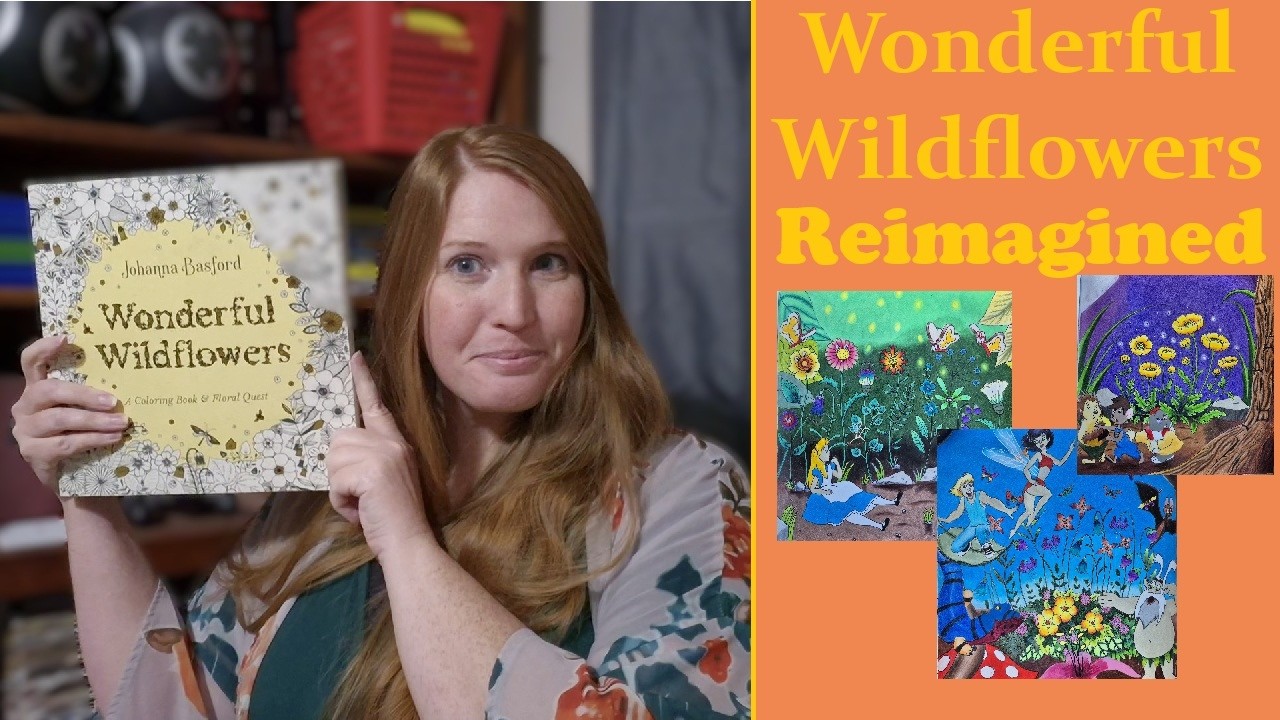 Johanna Basford's Wonderful Wildflowers Reimagined