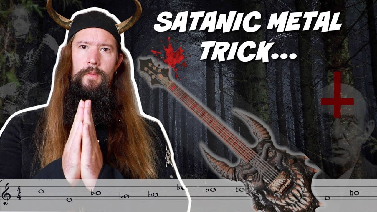 Satanic Metal Guitar Trick