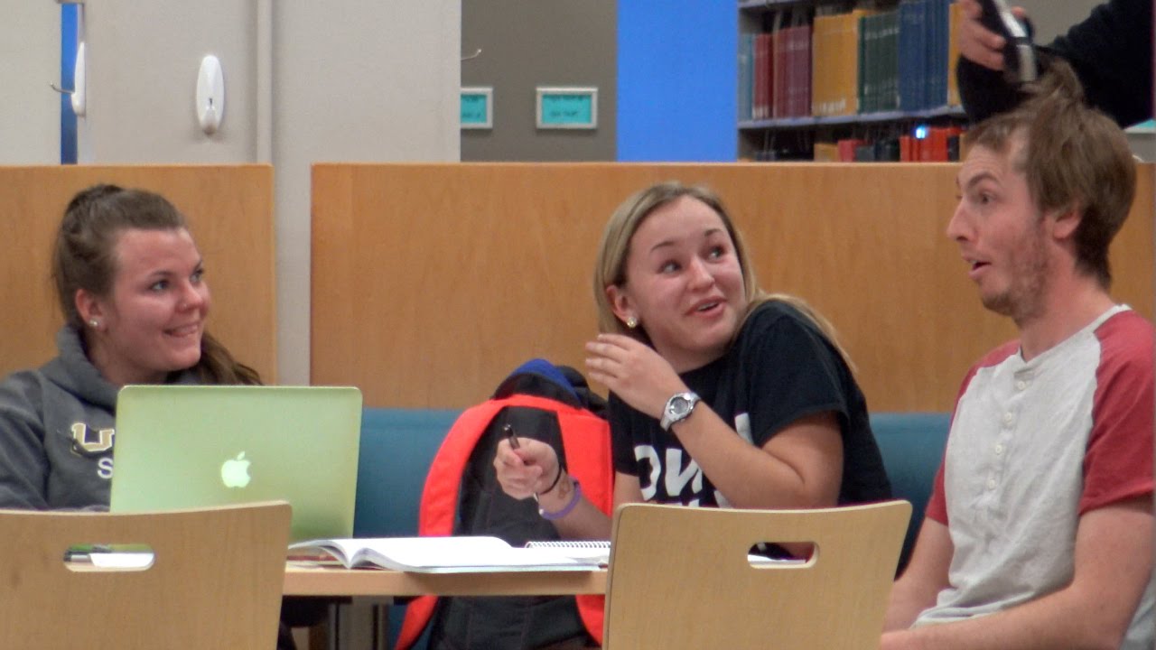 Shaving Head Bald in the Library!