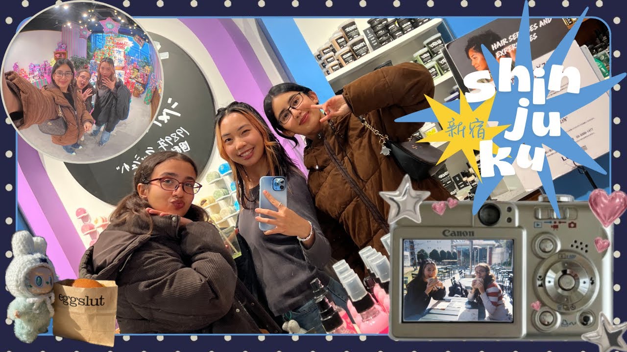 terrorizing shinjuku with my friends