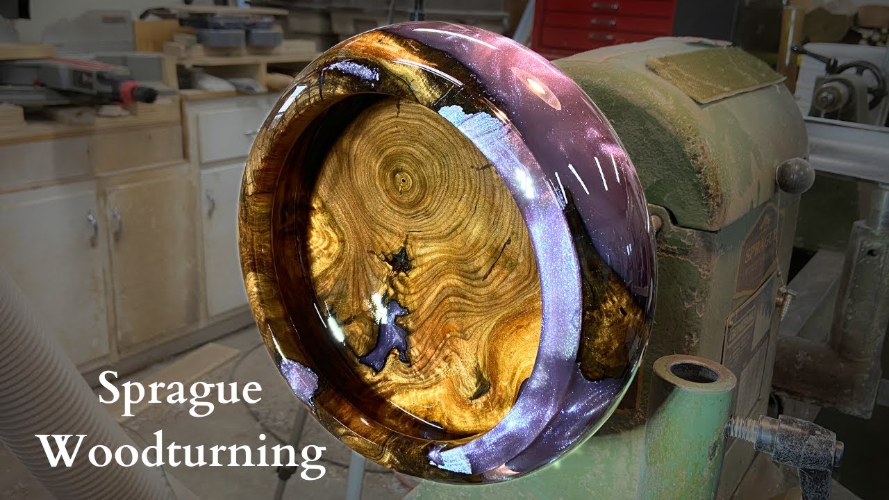Woodturning - Purple Haze! Fantastic!