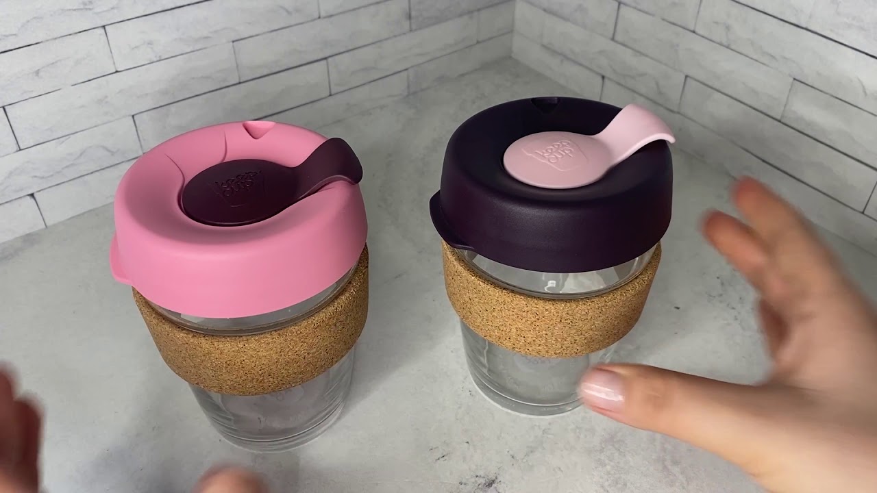 Кружка с крышкой Brew Cork для кофе с собой, KeepCup  | Видео обзор от Kitchen-Devices.ru