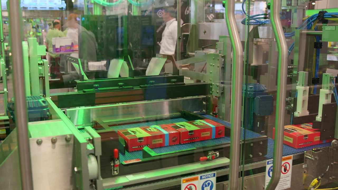 Precision Cartoning Line with Retail Ready Case Packing