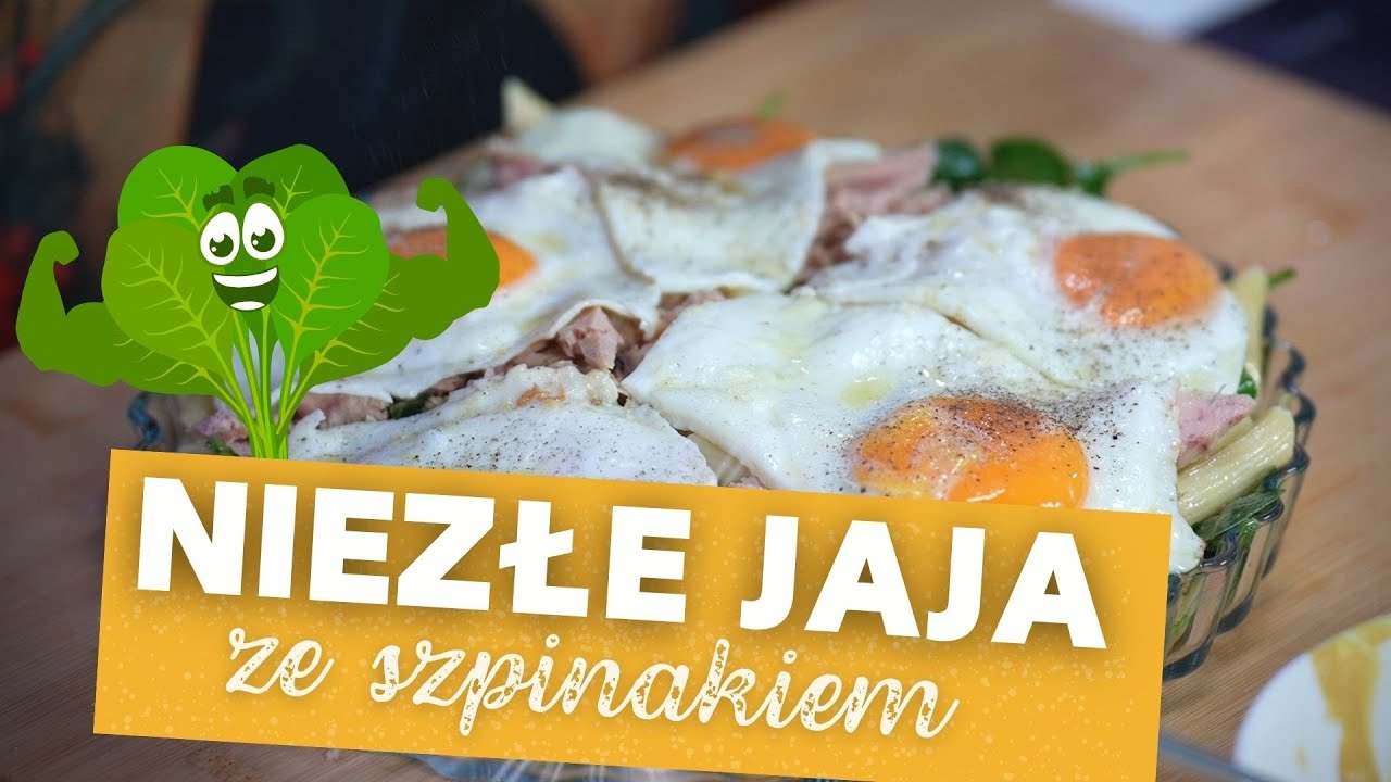 Jaja ze szpinakiem 😋