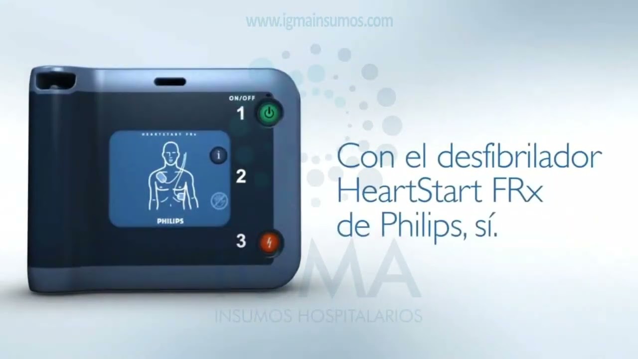 Desfibrilador externo HS1 y FRX