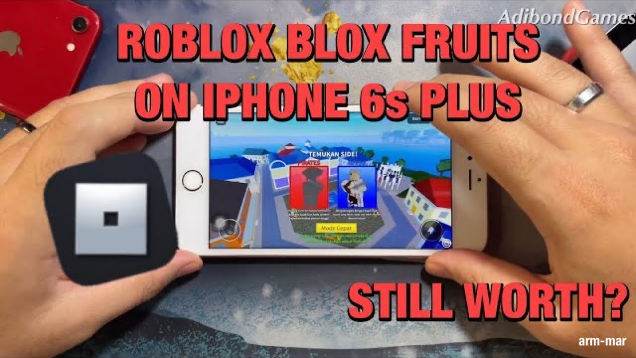 Roblox Game Test on iPhone 6s Plus