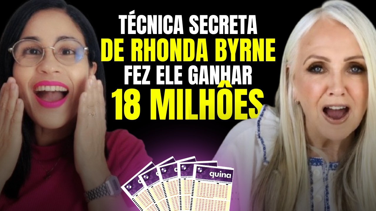 Técnica poderosa da Rhonda Byrne fez ele ganhar 18 milhões na Quina em 2 meses!