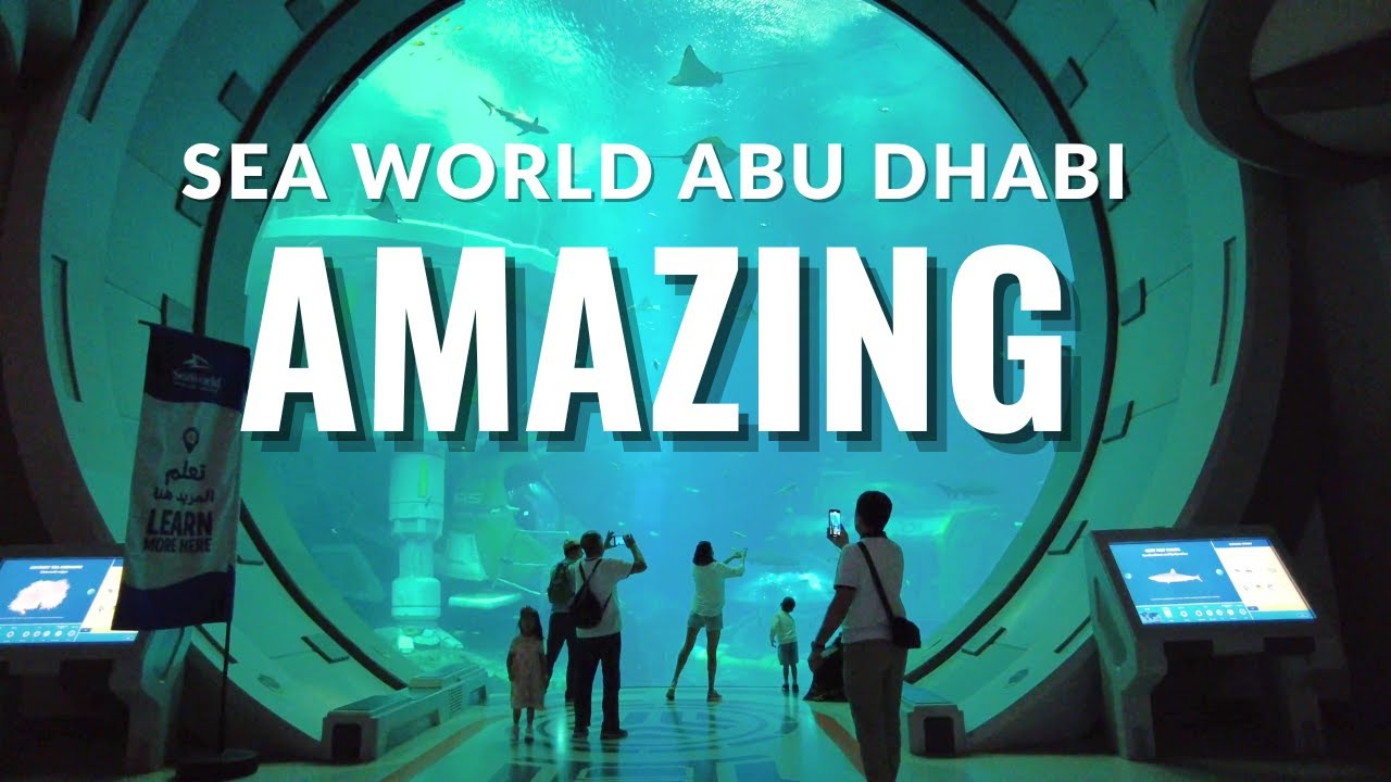 Inside SeaWorld Abu Dhabi : WOW ! SPECTACULAR Theme Park - Walking Tour 4K