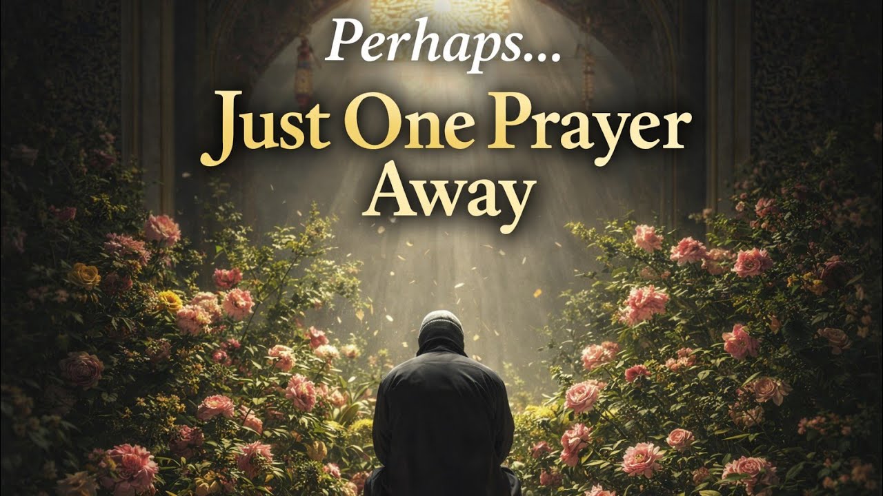 PERHAPS IT IS JUST ONE PRAYER AWAY | QURAN REMINDER