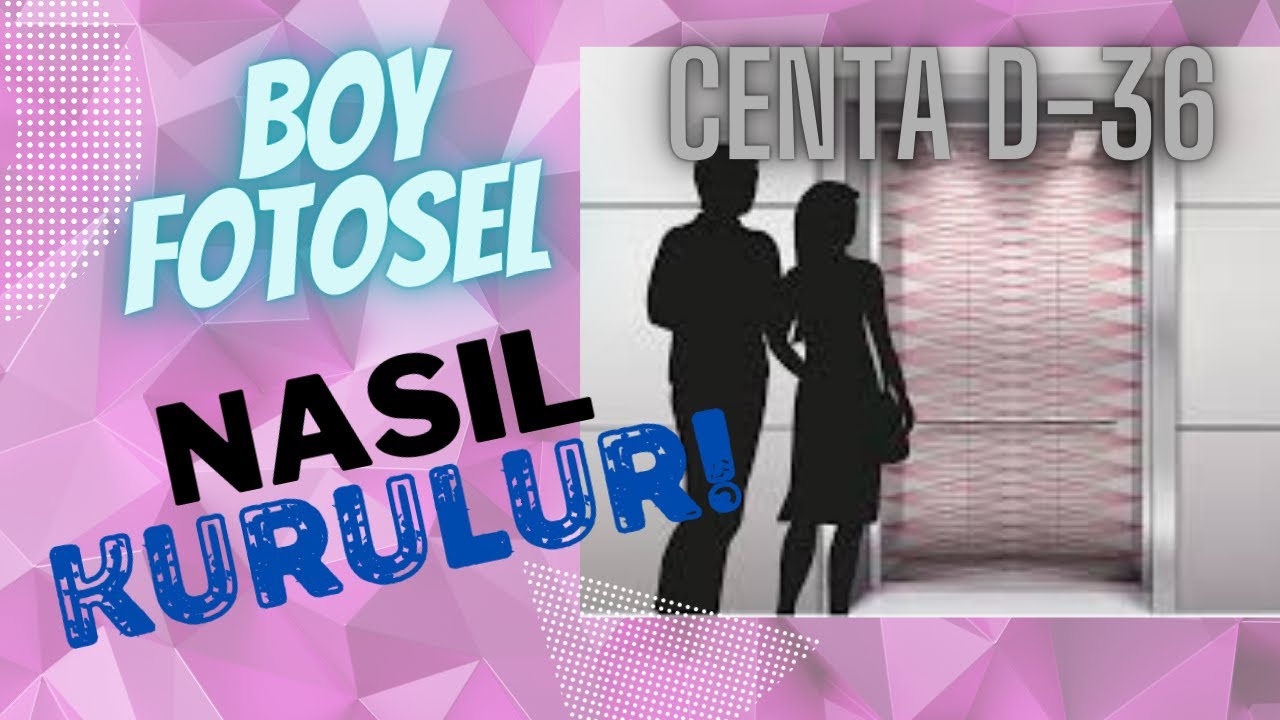 CENTA D36 ASANSÖR BOY FOTOSEL NASIL KURULUR!