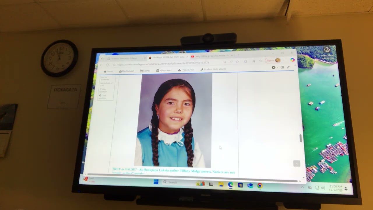Native Literature, Sisseton Wahpeton College:  Final Exam Walkthrough