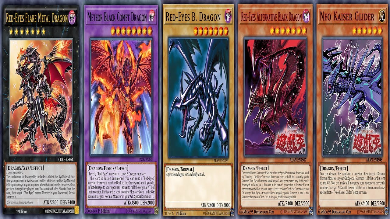 YGOPRO Red-Eyes Alternative Black Dragon  Neo Kaiser Glider Deck Red-Eyes B. Dragon 2019  真紅眼の亜黒竜