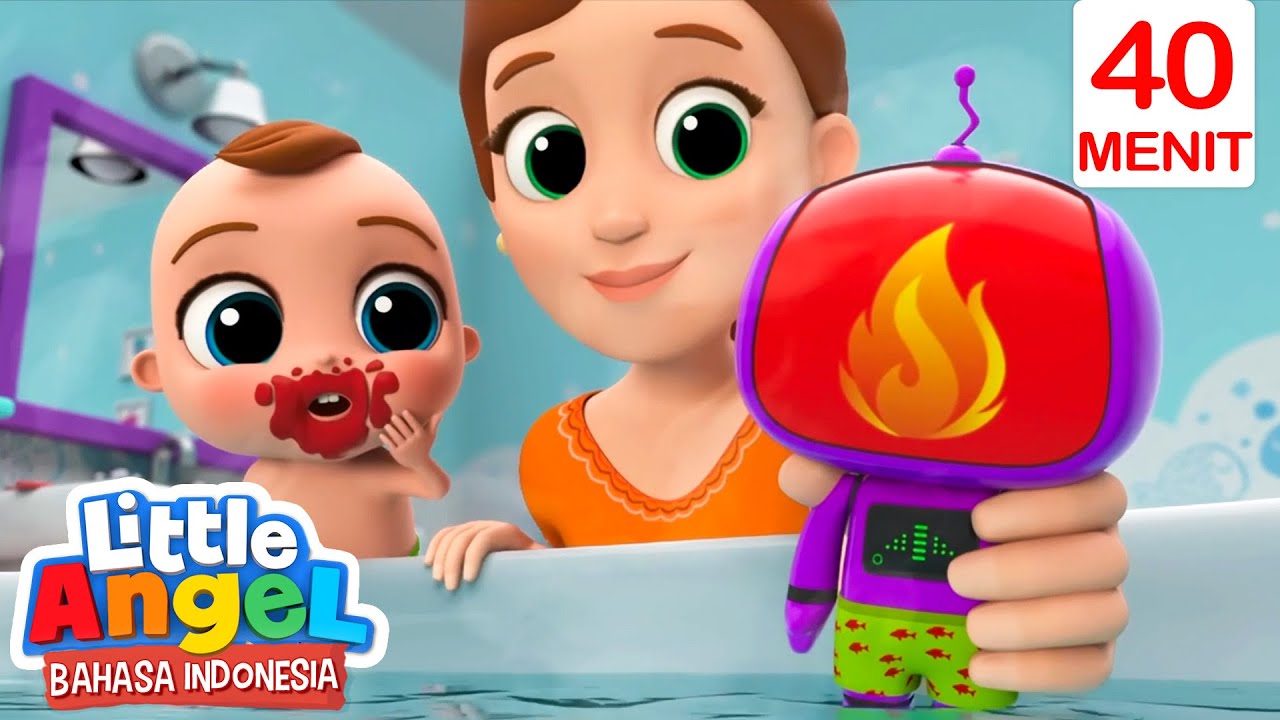 Panas atau Dingin | Little Angel | Kartun Anak Anak | Moonbug Kids Indonesia