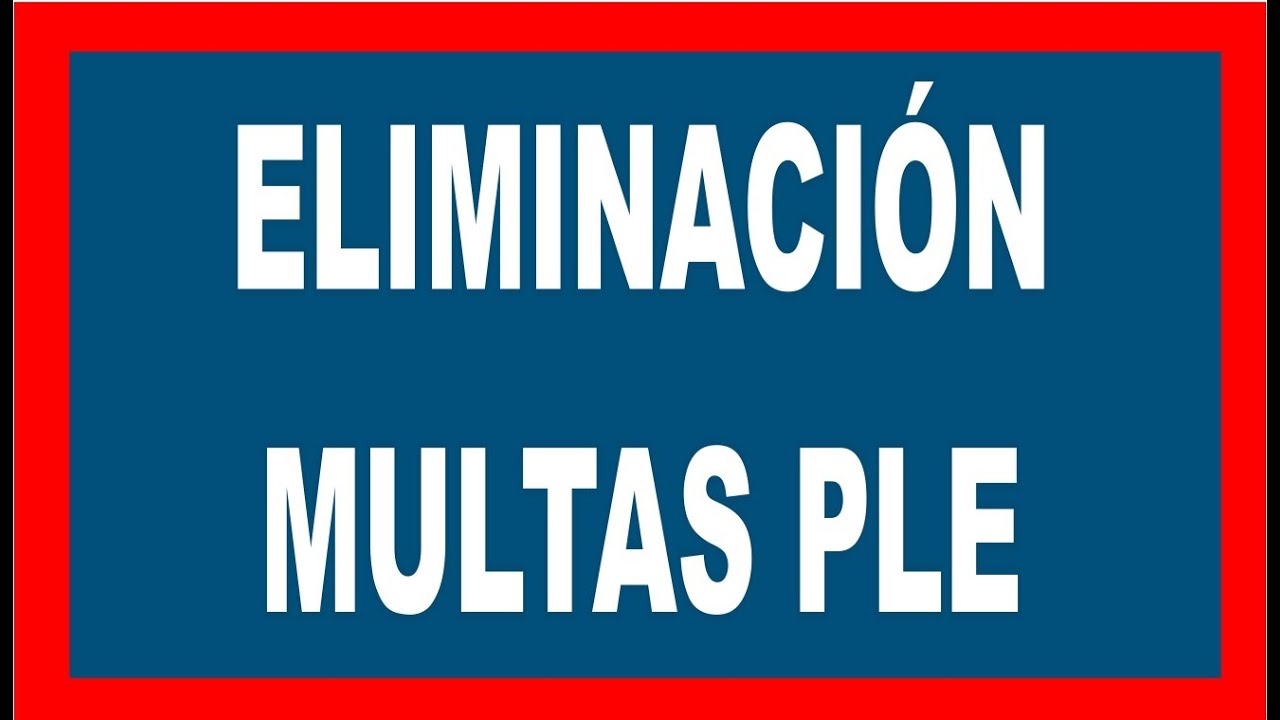 ELIMINACI&Oacute;N DE LAS MULTAS DEL PLE SUNAT 2020, [CRITERIOS A TENER EN CUENTA]  -Grupseld
