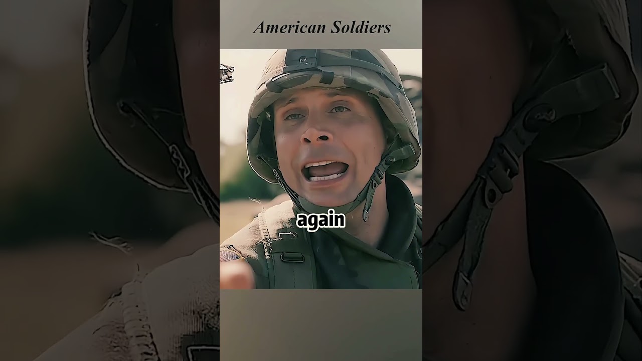 American soldiers are in Iraq. #wardrama ##viralvideo
