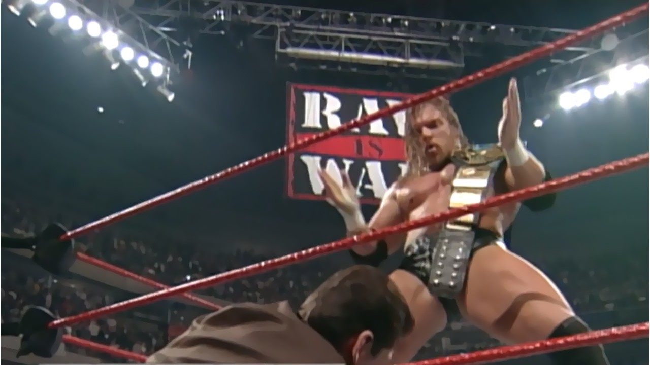 Triple H Vs Shane McMahon - Vince McMahon, The Rock, Stone Cold, Kane Ringside Part 2 - RAW IS WAR!