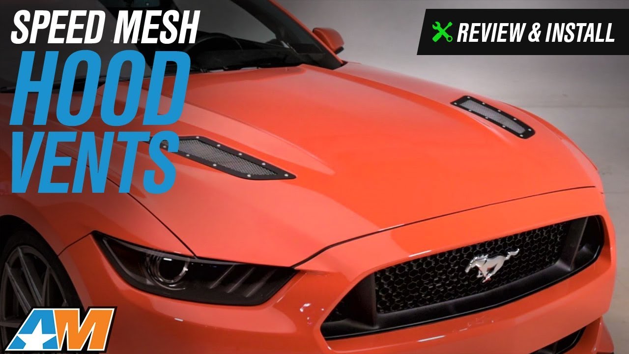 2015-2017 Mustang (GT) Speed Mesh Hood Vents Review & Install