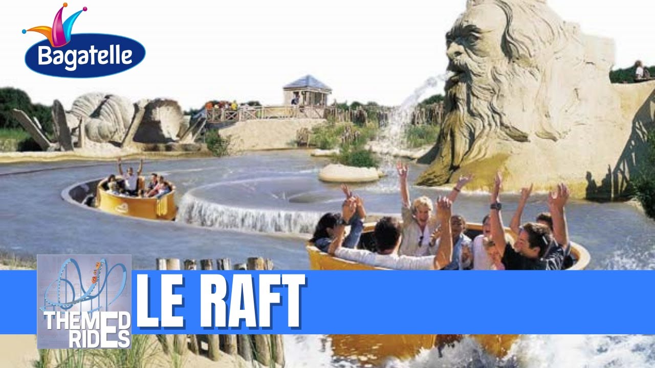 A Whirlpool of Freshness - Le Raft at Parc Bagatelle - Hafema Rapid River - off - onride - POV