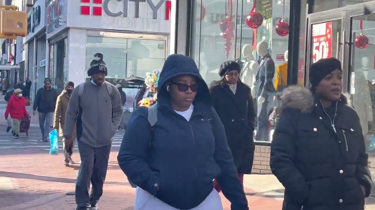 Jamaica ave queens New York  city walk by