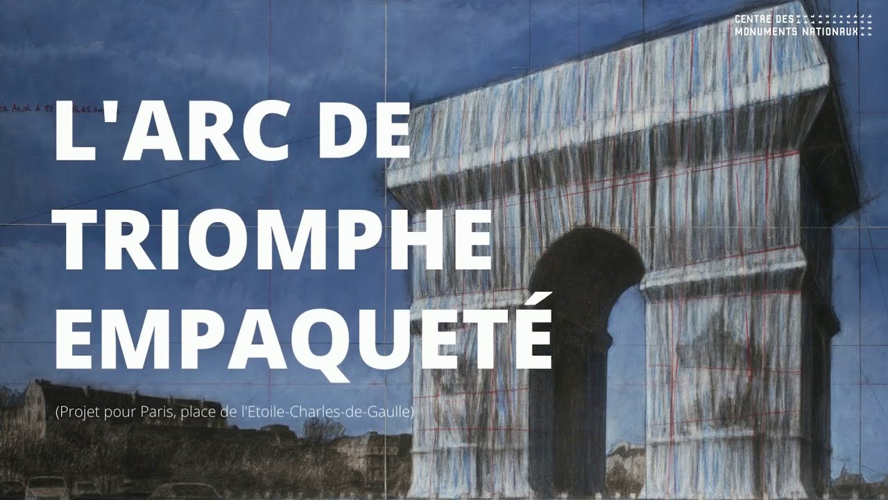 L’Arc de triomphe empaqueté par Christo & Jeanne-Claude