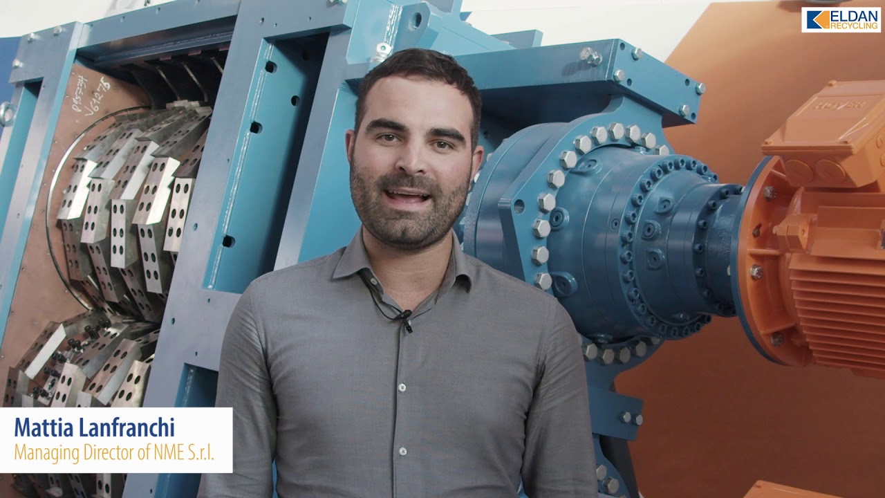 ELDAN at Ecomondo – New Twin Shaft Clean-Cut Shredder