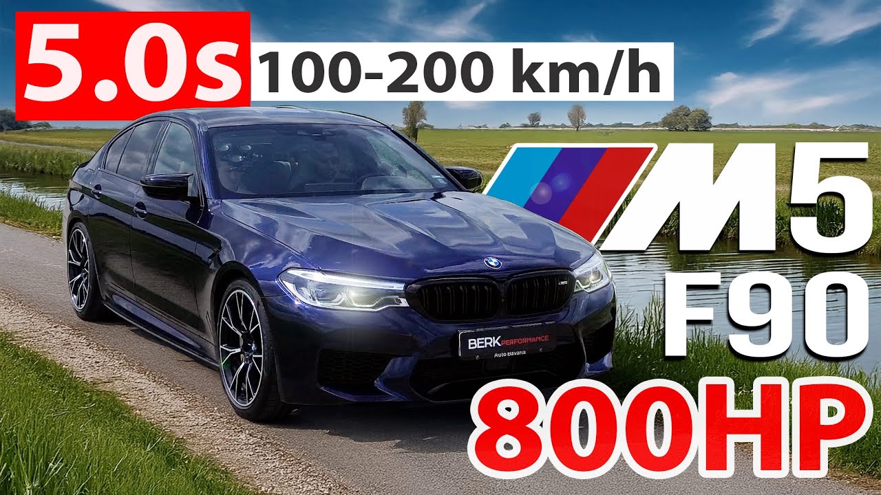 800HP & 1000NM BMW M5 F90 | Stage 2 Custom Tune | 100-200 km/h Dragy, Dyno & POV