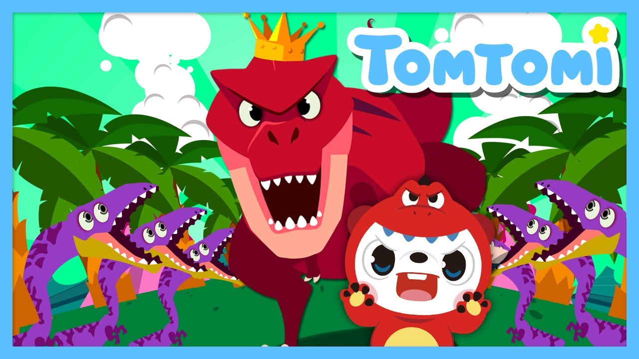 ¡Yo Soy el Rey de los Dinosaurios! | Compilación de Canciones Infantiles #TOMTOMI en español