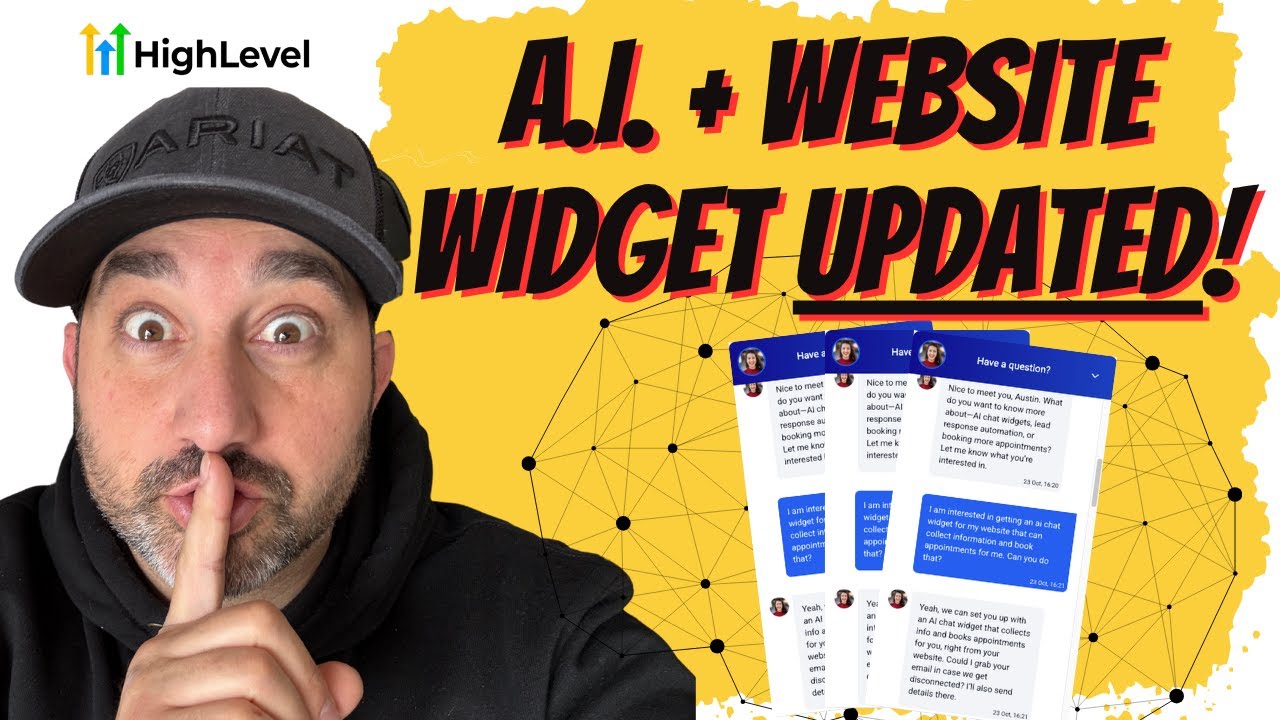 NEW Conversational&nbsp;Ai Bot Flow Builder&nbsp;(Chat Widget Full Build)