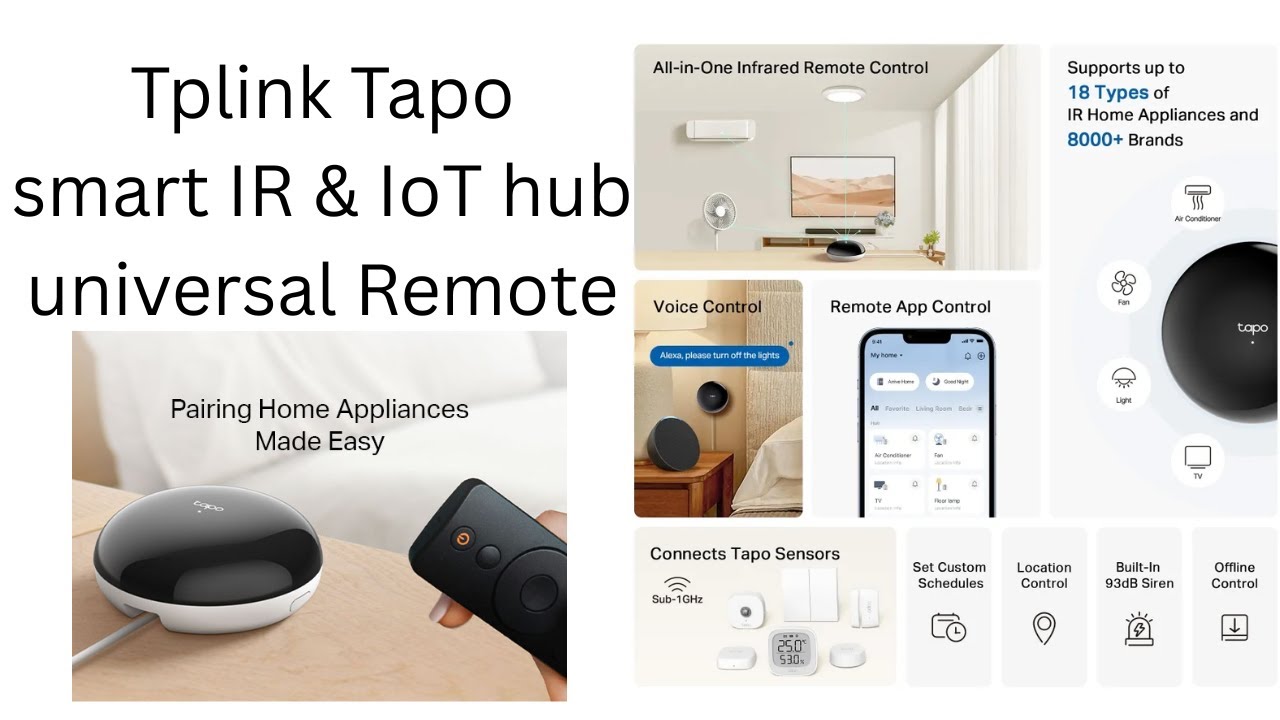How do I use Tp Link Tapo smart IR & IoT hub universal Remote #hoobasics