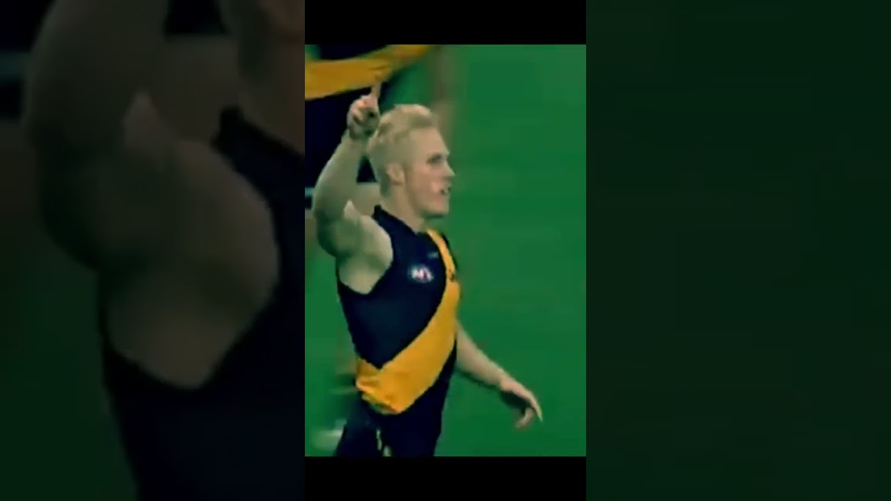 Steve Morris drills a beauty! Rich v Haw 2012 #richmondtigers #afl
