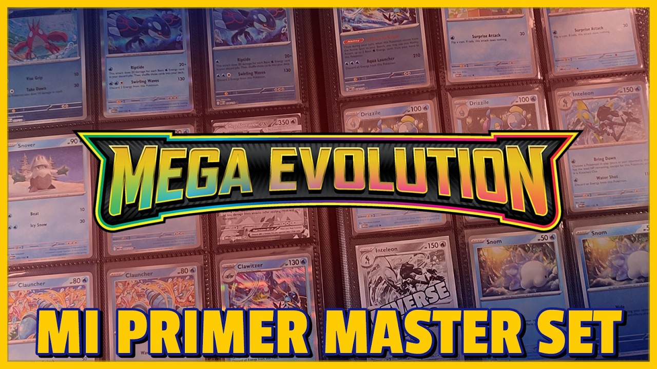 Empiezo mi primer MASTER SET con MEGA EVOLUTION 🔥 APERTURA POKÉMON TCG