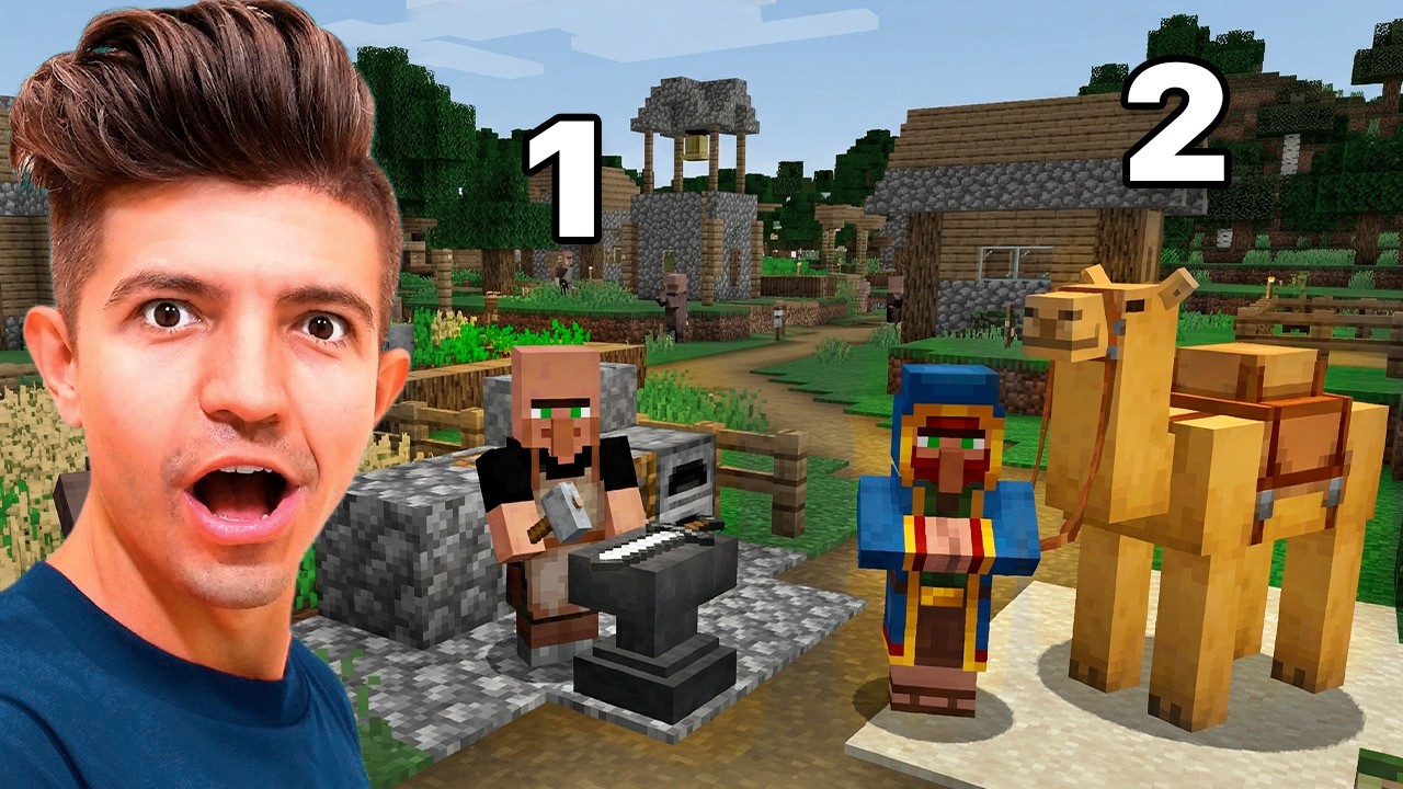 MINECRAFT, BUT EVERY VILLAGER HAS SECRET TRADES! | PrestonPlayz
