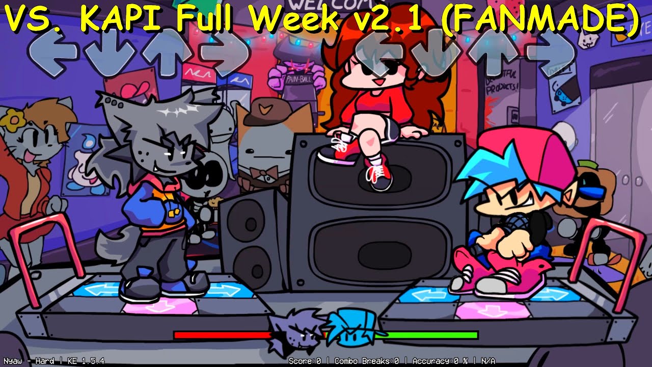 VS. KAPI - Arcade Showdown v2.1 (FANMADE) + Bonus Songs - Friday Night Funkin Mod