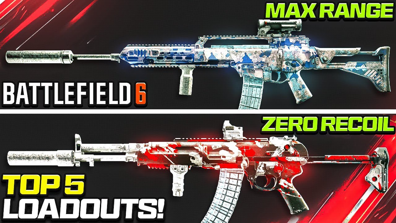 Battlefield 6: Top 5 Meta Assault Rifle Loadouts after UPDATE! (BF6 Best Weapons)
