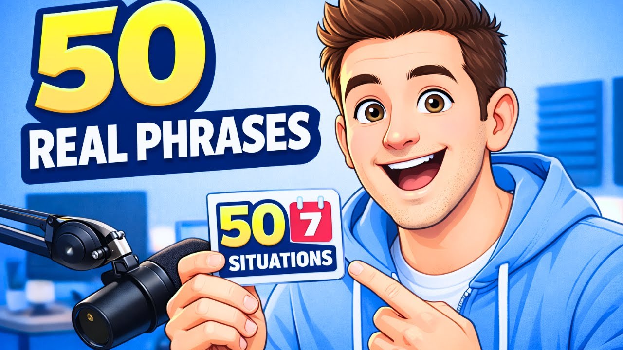 50 essential phrases for speaking English every day | Speak naturally and fluently |