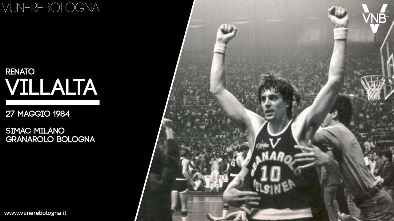 27/05/1984 - Highlights Renato Villalta | Gara 3 Scudetto, Simac Milano-Granarolo Bologna: 74-77