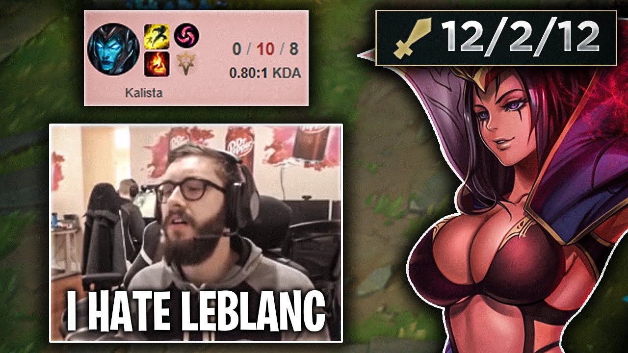 I tilted TSM Bjergsen way too hard with my Leblanc in NA Challenger SoloQ