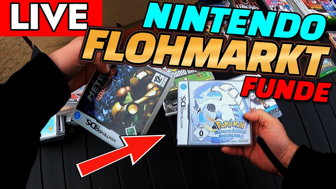 LIVE Flohmarkt Action - Nintendo DS Pokemon Games f&uuml;r 1&euro; ? Zu sch&ouml;n um wahr zu sein ?! Reselling