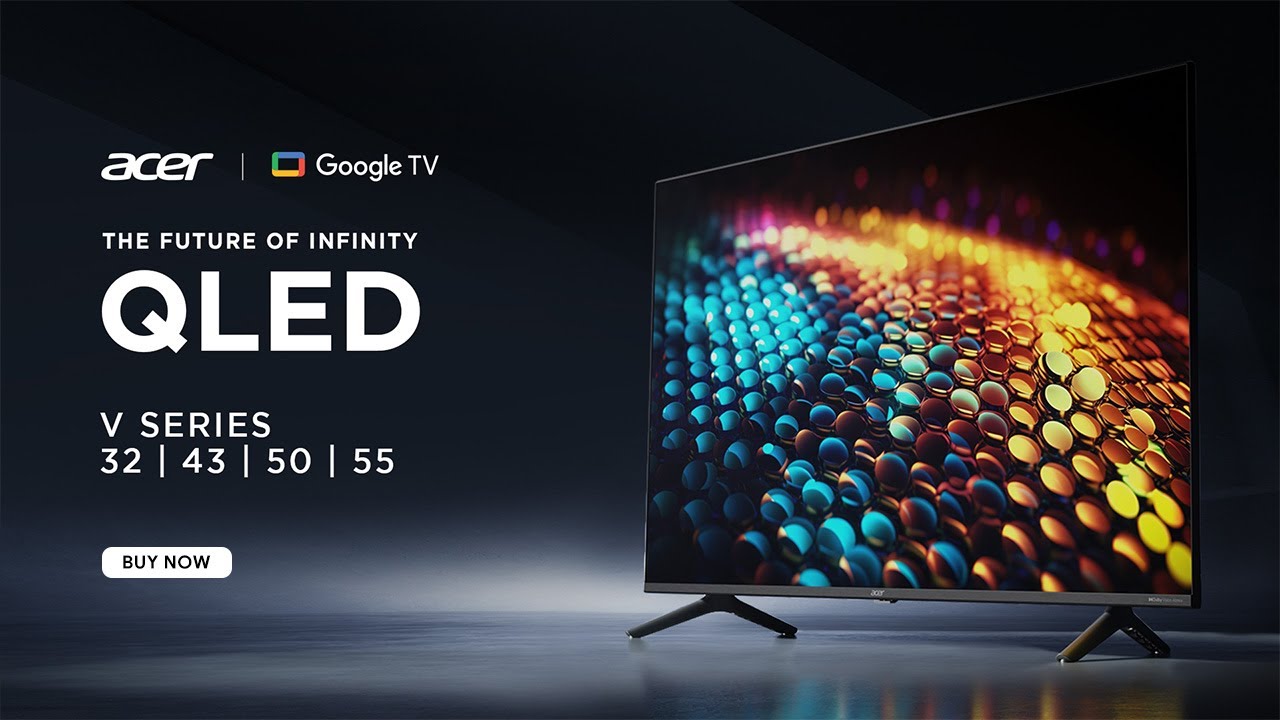 Buy Acer V Series 4K Ultra HD Smart QLED Google TV | Acer TV India