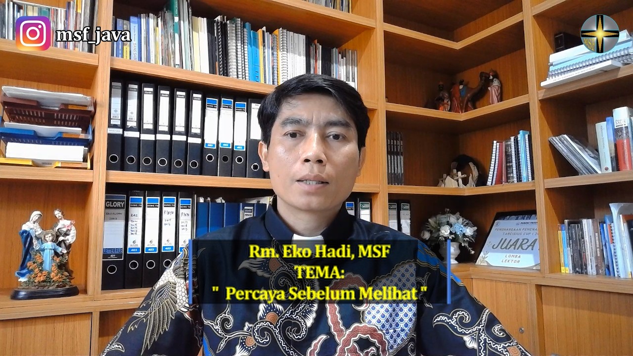 Rhema 16 Maret: Rm. Eko Hadi | Percaya Sebelum Melihat