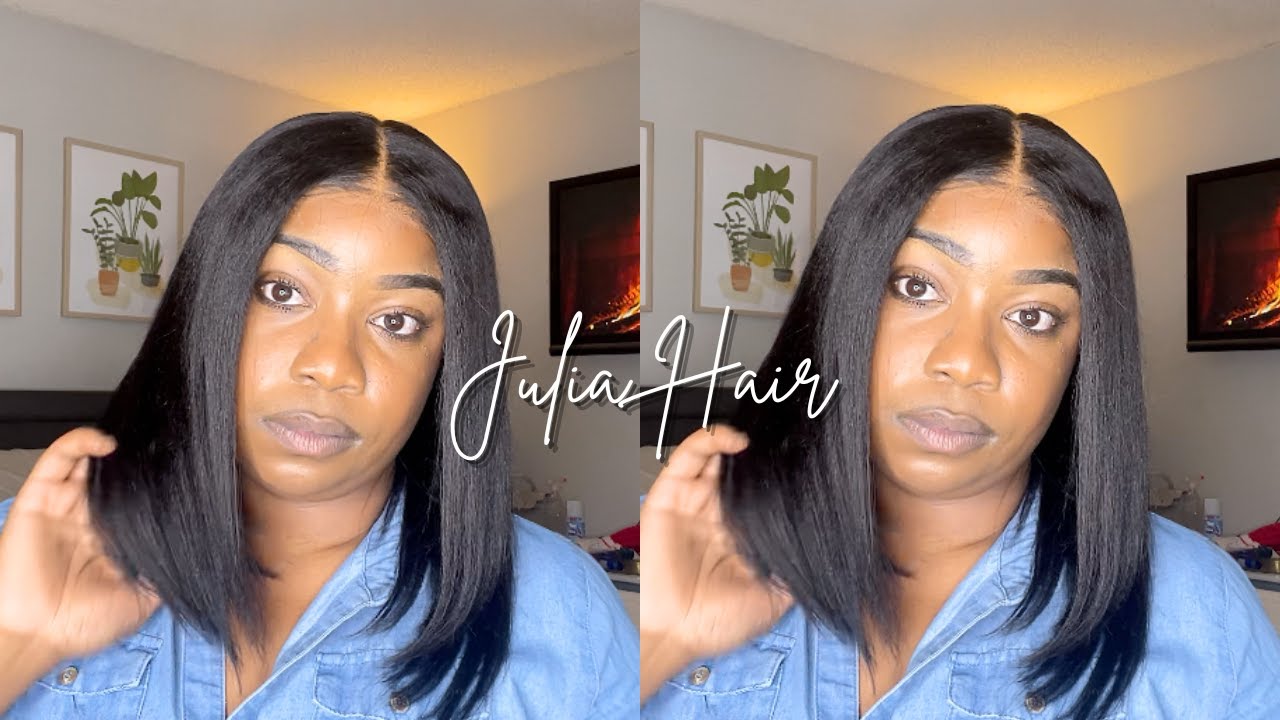 SOFT PERFECT PRE BLEACHED YAKI STRAIGHT BOB | BOMB LACE! | JULIA HAIR