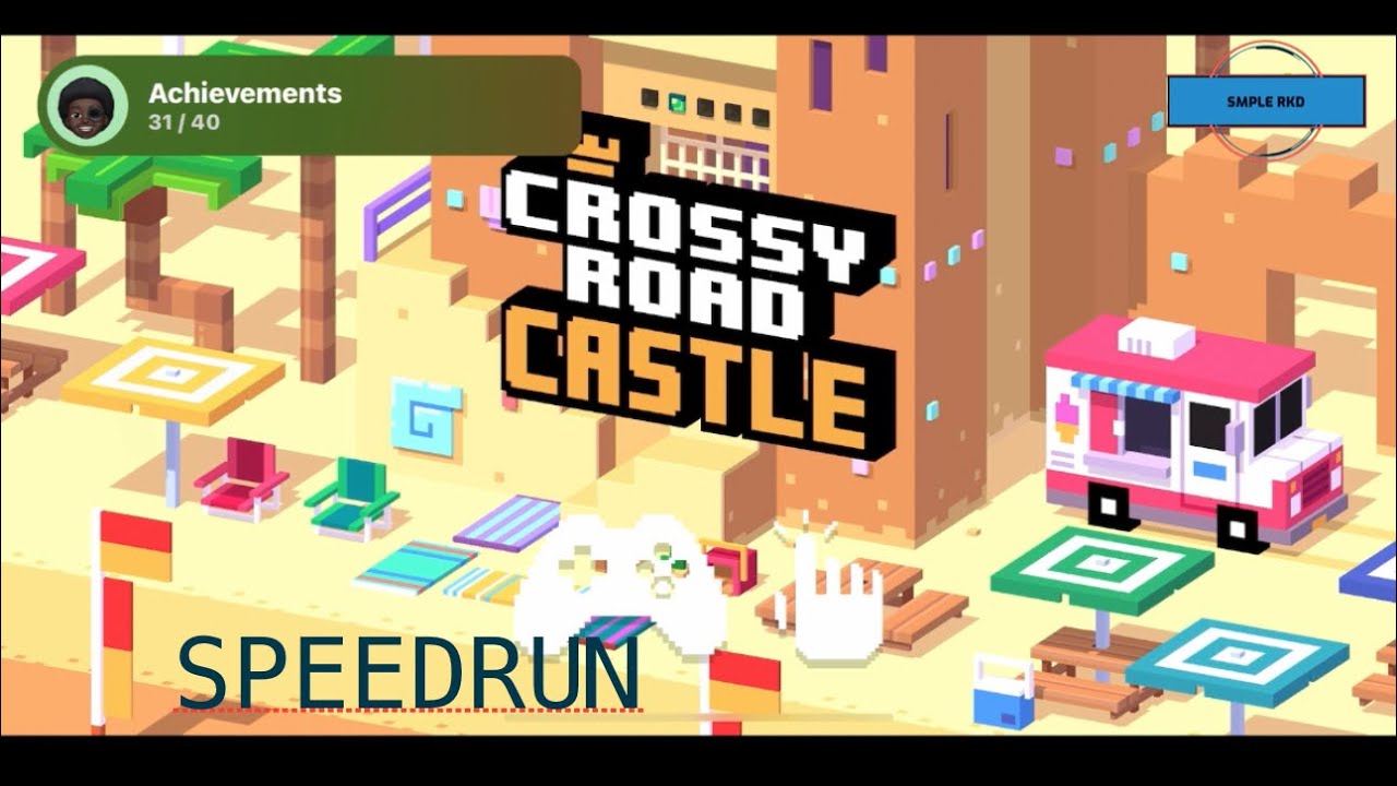 Crossy Road Castle Sandcastle Shores Speedrun
