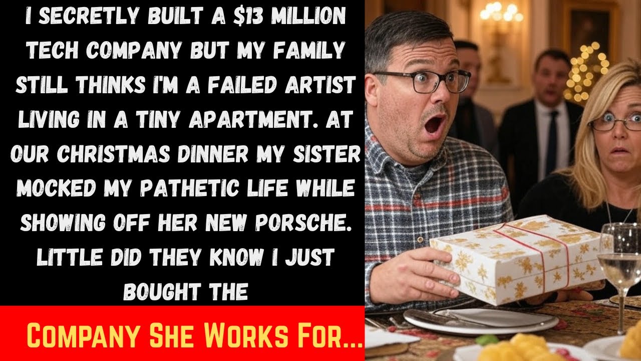 I Secretly Built A $13 Million Tech Company But My Family Still Thinks I'm A Failed Artist Living In
