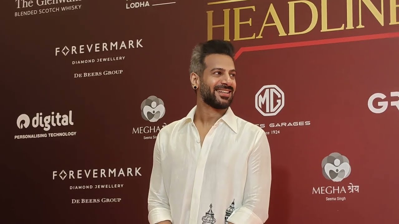 Karanveer Mehra Looking Cool Spotted after Long Time at Bombay Times Headliners Event Bigg Boss 19