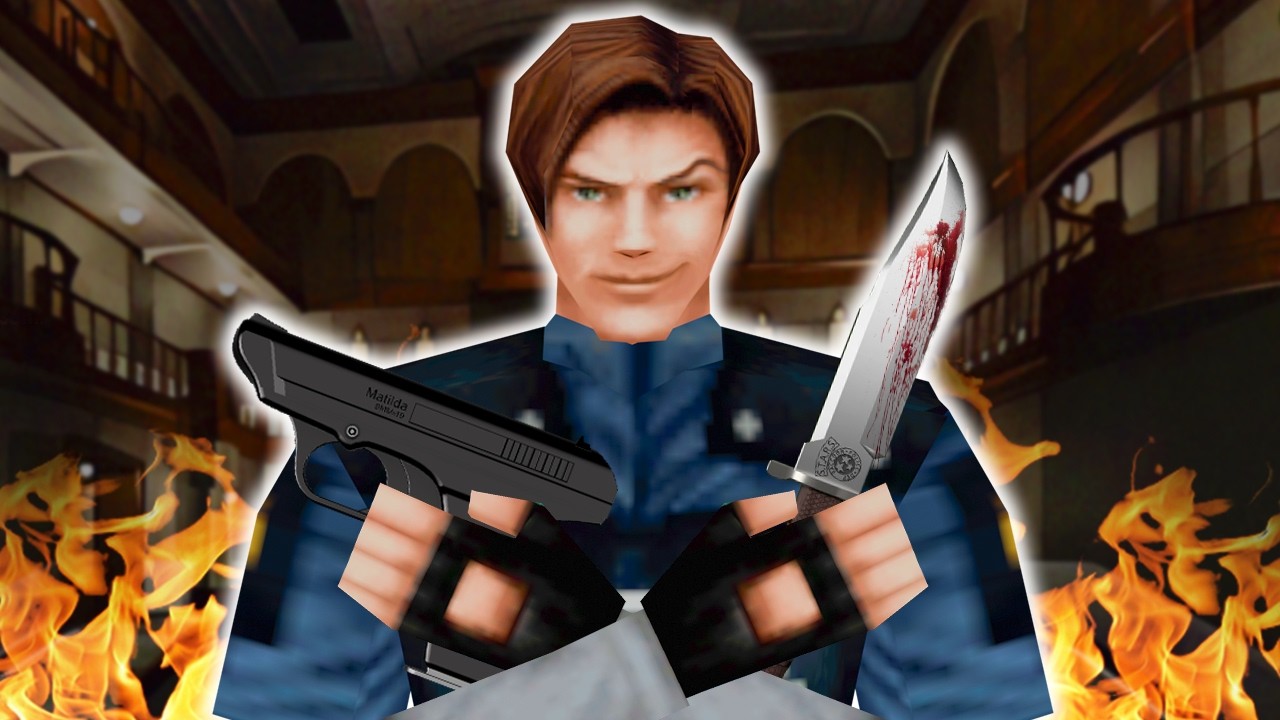 ¿Es posible terminar RESIDENT EVIL 2 a solo PISTOLA y CUCHILLO? (Termina mal)