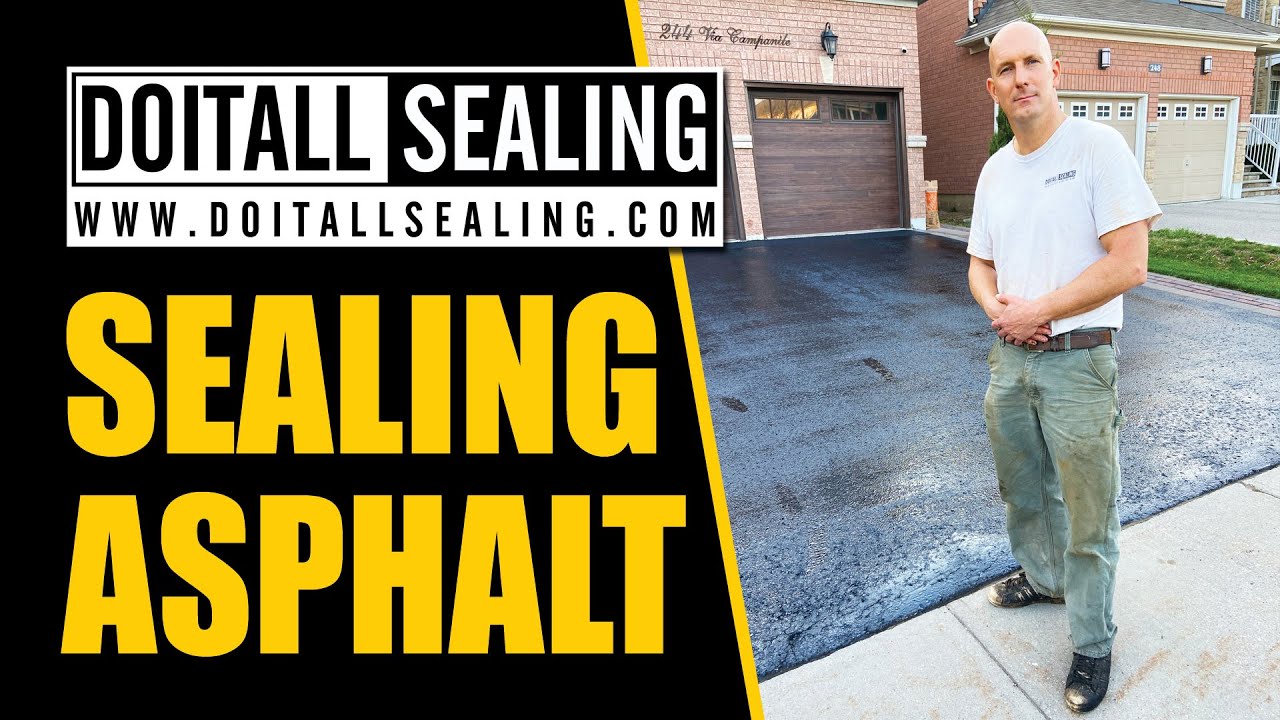 Asphalt Driveway Sealing (4K)