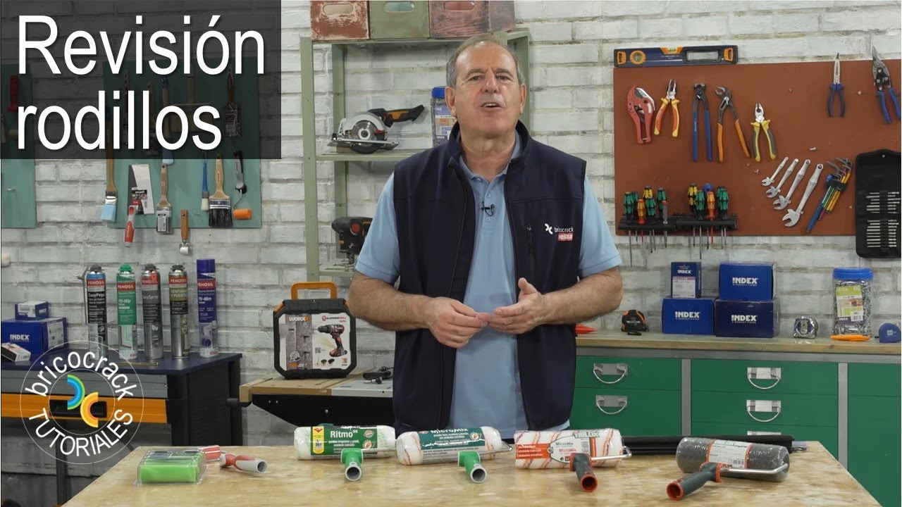 Rodillos más adecuados para esmaltes, barnices, pintura de pared y plastes (Bricocrack)