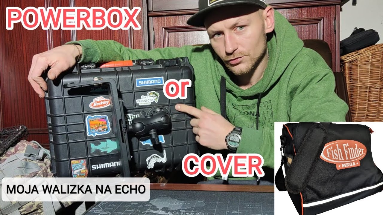 POWERBOX - tak wygląda moja walizka na echosondę #fishfinder #powerbox #diy #zróbtosam #garmin #echo